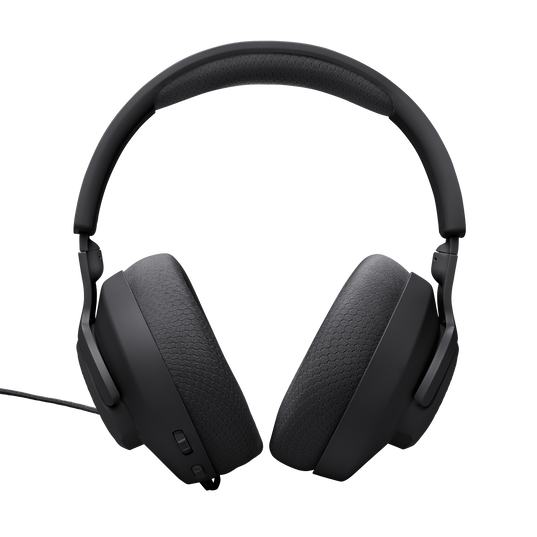 JBL Quantum 100M2 - Black - Wired over-ear gaming headset with detachable mic and mute option - Back